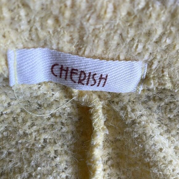 Cherish Cozy Butter Yellow Oversized Relaxed Fit Women's Sweater (Size: Small) - Picture 9 of 11